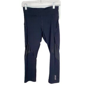 Lorna Jane Medium Mid‎ Rise Cut Out Mesh Leggings